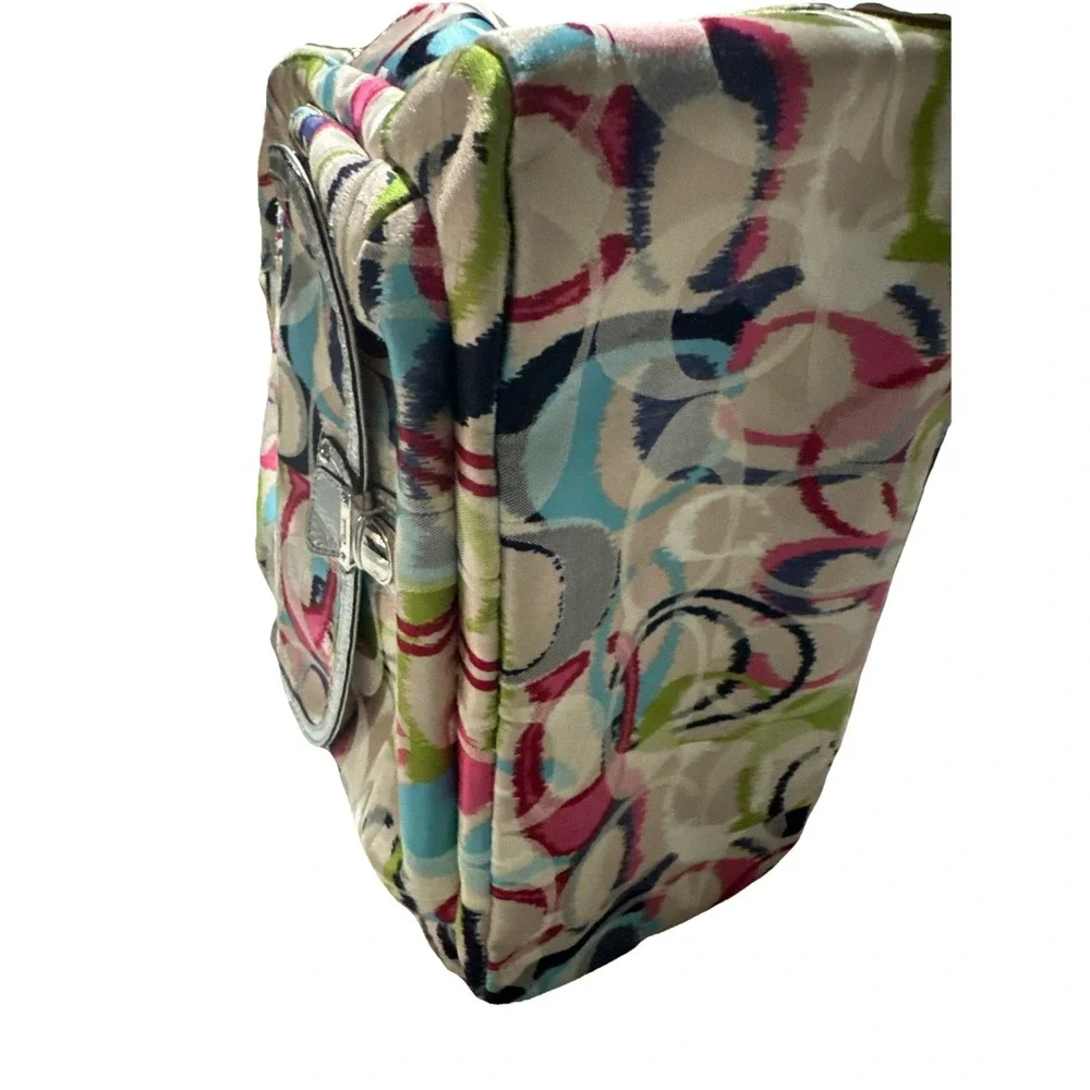 Y2K Coach Backpack Poppy Ikat With 2 Authentic‎ Charms  